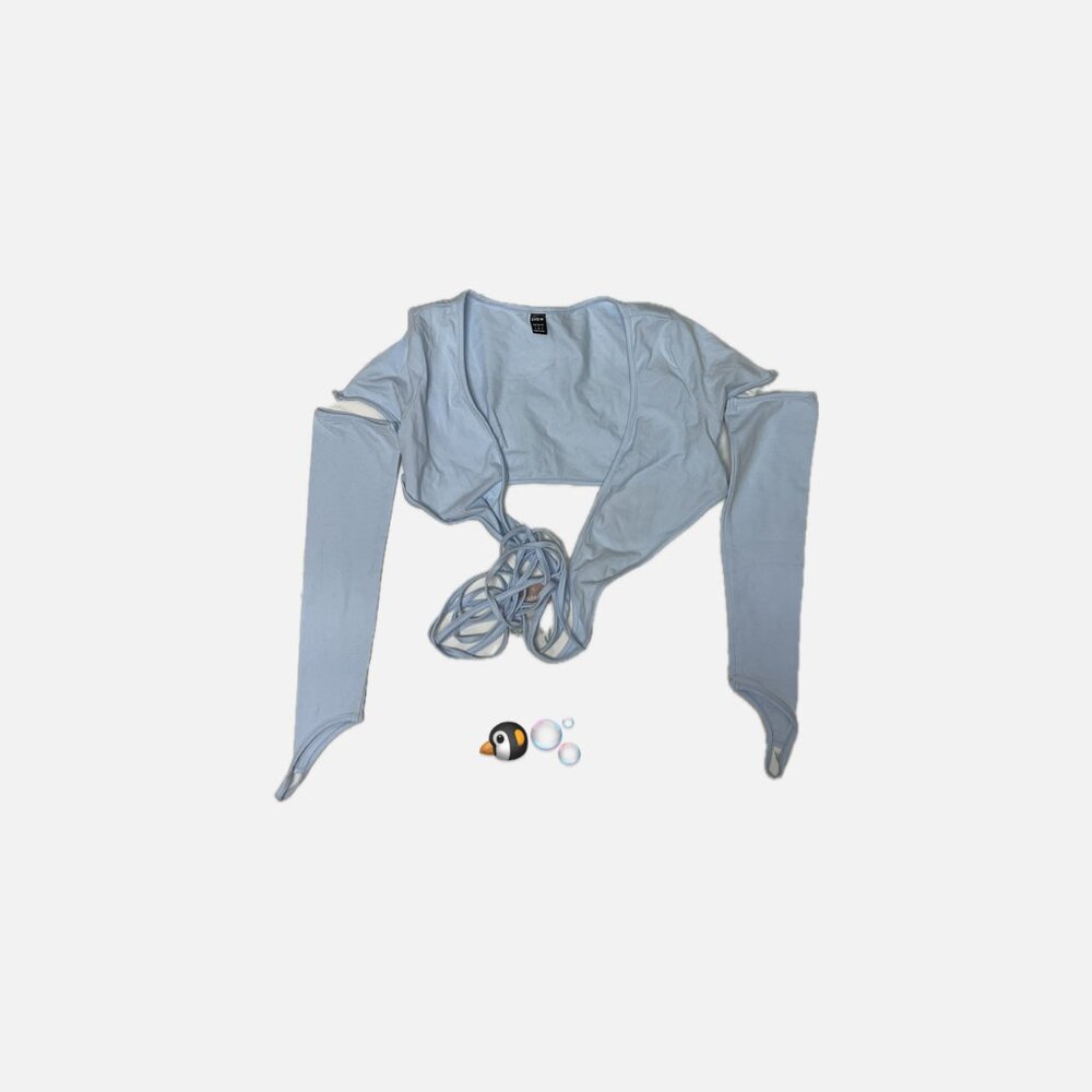 [LIKE NEW!] Baby Blue Balletcore Athleisure wear